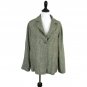 Finity Naturals Women's Blazer Tweed One Button Size Large