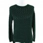 Ann Taylor LOFT Women's Sweater Long Sleeve High Low Size Medium Green