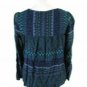 Wild Blue Women's Shirt Long Sleeves Hobo Size Med