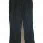 Bogari Women's Dress Pant Silk Blend Stripe Career Size 8 Navy