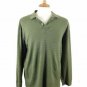 John Ashford Men's Polo Shirt Cotton Striped Long Sleeve Size X Large