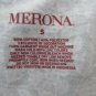 Merona Women's Shirt Short Sleeve V Neck Floral Size Small Gray