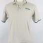 Jerzees Men's Polo Shirt Yankees Cotton Size Med Beige