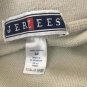 Jerzees Men's Polo Shirt Yankees Cotton Size Med Beige