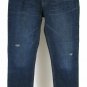 Arizona Jean Co Boy's Skinny Jeans Cotton Distressed Adjustable Waist 18 Blue