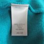 Avenue Woman's Sweater V Neck Size Acrylic 26/28 Blue Green