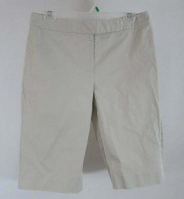 Tahari Women's Khaki Capris Work Dress Size 12