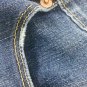 Lands End Woman's Jeans Mid Rise Boot Cut Dark Wash Blue Size 8