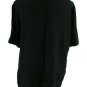 Boutique Europa Women's Shirt Button Up Shirt Career Size Large Black