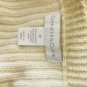 Charter Club Women's Sweater 3/4 Sleeves Size Med Beige Metallic
