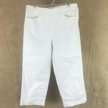 J Crew Women's Side-zip Rayner Jean White Wide Leg High Waisted Size 31 E7700.