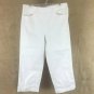 J Crew Women's Side-zip Rayner Jean White Wide Leg High Waisted Size 31 E7700.