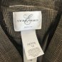 Emma James Petite Women's Blazer Lined Plaid Jacket Size 14P Gray