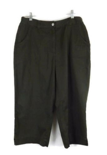 Chico's Women's Capri Pants Size 2 Dark Brown