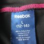 Reebok Youth Athletic Pants Leggings Black Pink Size Large 12-14
