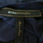 BCBGMaxazria Women's Dress Size Large Sleeveless Ruffled Purple Black Navy