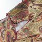 Assoluto Women's Shirt Paisley Lined 3/4 Sleeve V-Neck Multi Color Size Med