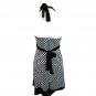 Disorderly Kids Dress Size 10 Polka Dots Halter Top Dress Black White