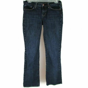Gap 1969 Women's Bootcut Jeans Size 6R Dark Wash Blue