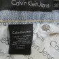 Calvin Klein Men's Jeans  Cotton Light Wash Button Fly Skinny Jeans Size 32X31