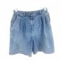Marsh Landing Women's Jean Shorts Cotton Light Weight Pleated High Rise Size 8