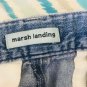 Marsh Landing Women's Jean Shorts Cotton Light Weight Pleated High Rise Size 8
