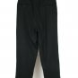 Eddie Domani Men's Wool Blend Dress Pants Pleated Front Size 33/29 1/2 Black