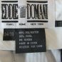 Eddie Domani Men's Wool Blend Dress Pants Pleated Front Size 33/29 1/2 Black