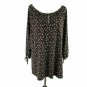 Apostrophe Women's Shirt Size 16-18W 3/4 Sleeves Floral