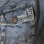 Mossimo Supply Co Cargo Mini Jeans Skirt Cotton Distressed Size 3 Blue