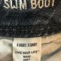 American Eagle Women's Jeans Slim Boot Stretch Distressed Size 6 Short Blue