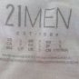 21 Men Men's Tank Top Size Small Gray White