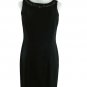 Yves Cossette Depeche Mode Womens Dress Sleeveless Zipper Back Size 8P Black