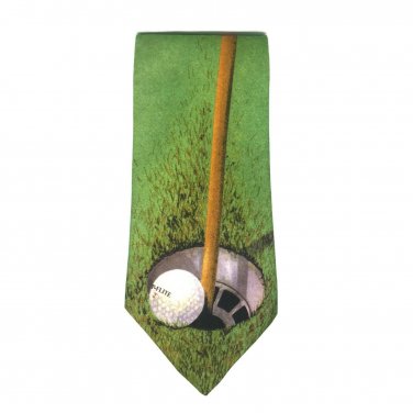 Ralph Marlin Golf Men's Neck Tie Polyester 55 1/4" L  3 1/4" W BOGO 50% OFF