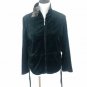 Mirror Image Women's  Jacket Zip Front Cotton/Polyester Size P Med Black