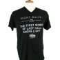 Coors Light Beer T-Shirt Night Rules Last Call V Neck Size Large Black White