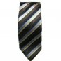 ZIGGURAT Men's Neck Tie Handmade Polyester Striped 59L 3W BOGO 50% Off