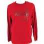 Old Navy Men's T Shirt Cotton Long Sleeves Crew Neck Size Med Red