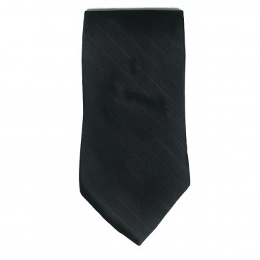 Arrow Men's Neck Tie Silk Black 55 3/4" L 3 3/4" W BOGO 50% OFF