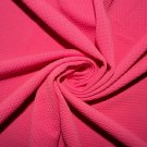 Neon Bubblegum Bullet Double Knit Stretch Poly Lycra Spandex Fabric NB152