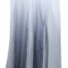 30D Chiffon Sheer Gauze Ombre Gradient Fabric Tissue Dress Material Cloth DIY - Black