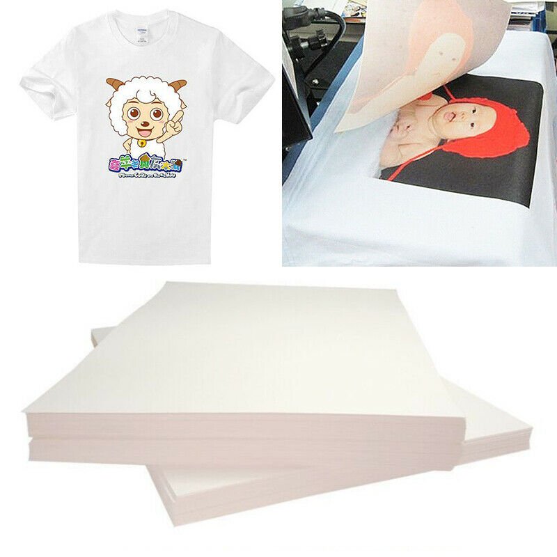 Heat Transfer Paper Sheets T-Shirt Print On Light Fabric Cloth Craft DIY 20 PCS