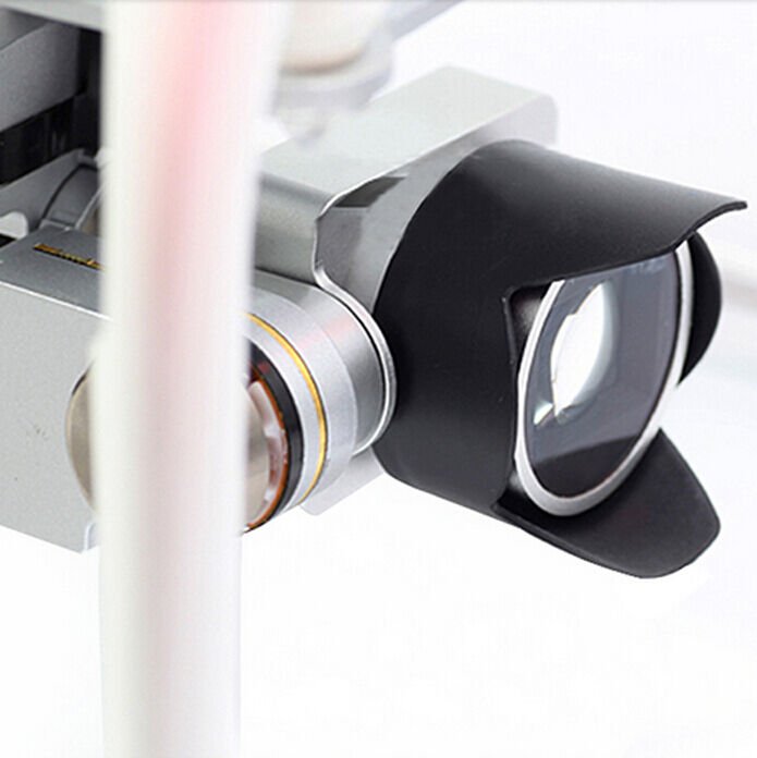 For DJI Phantom 4 3 Camera Cap Lens Cover Protector Sun Hood Petal Sunshade Niswah