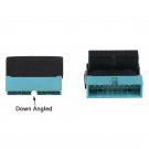 20pin USB 3.0 Male to Female Extension Adapter Down Angled 90 Degree