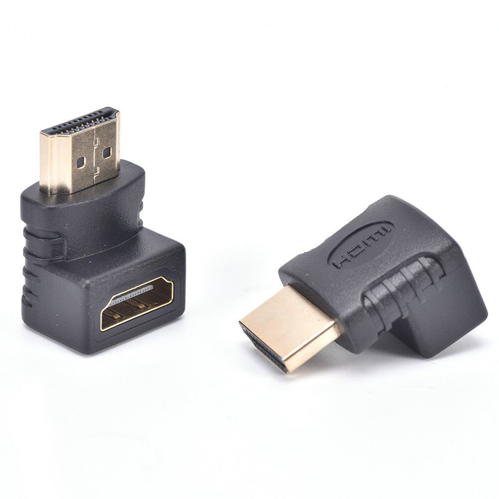 HDMI 90 Degree Elbow Connector Male to Female Wall-mounted TV HDMI Adapter