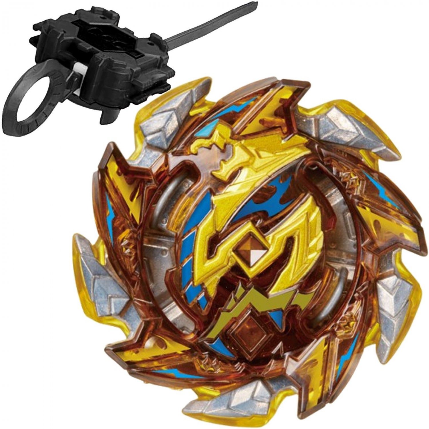 Hot Seller B125 GOLD Hell Salamander Burst Beyblade STARTER SET w Launcher