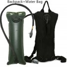 Black 3L Water Bladder Bag Hydration Backpack Pack Hiking Camping Cycling Marathon