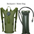 Green 3L Water Bladder Bag Hydration Backpack Pack Hiking Camping Cycling Marathon