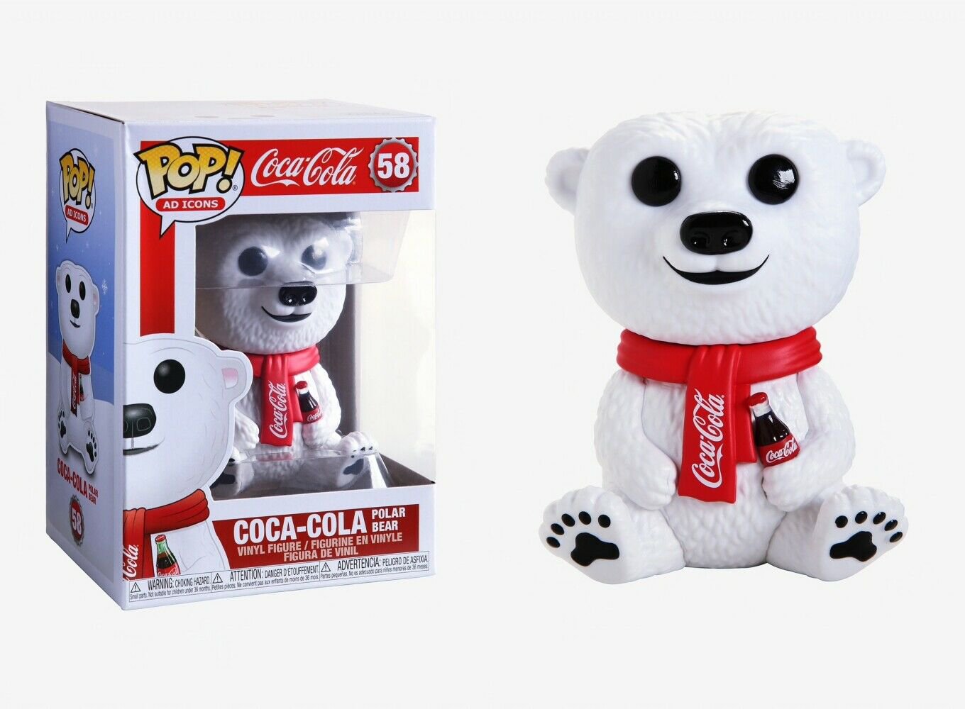 HOT SELLER Funko Pop Ad Icons: Coca-Cola® - Coca-Cola Polar Bear Vinyl ...