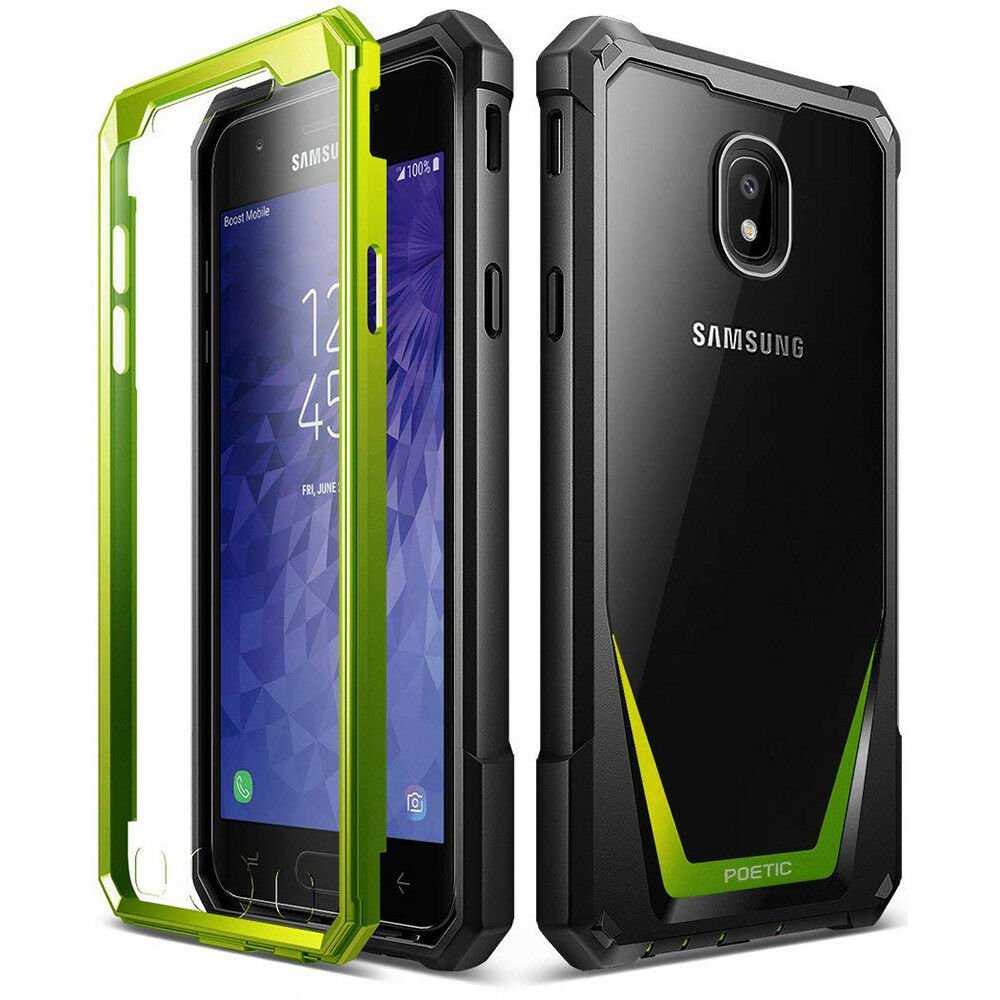 HOT SELLER Samsung Galaxy J3 2018 Case | Poetic Full-Body Hybrid Bumper Protector Cover #Green